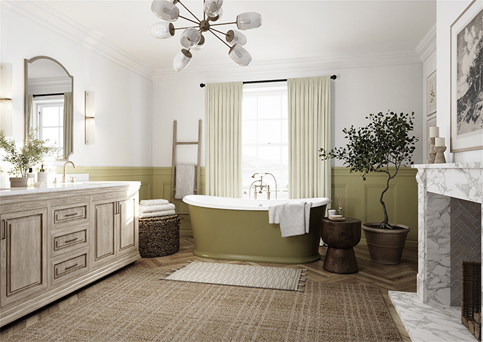 Nautical Stripes, Sand Dollar - Made to Measure Curtains - Image 7